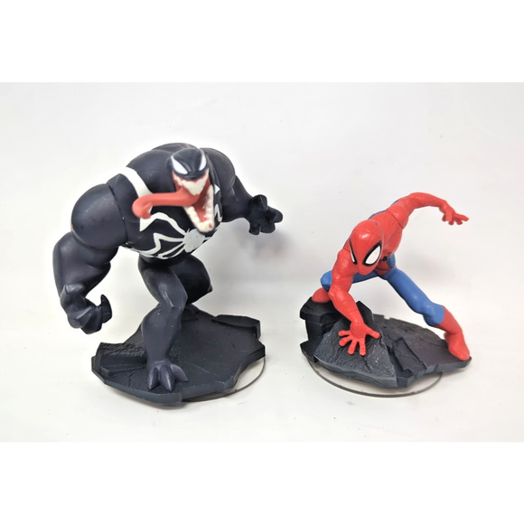 Disney Marvel Infinity 2.0 Spiderman And Venom figures fast shipping - Picture 1 of 6